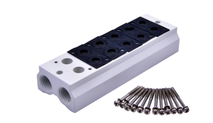 6TV0500M15FT AIRTAC MANIFOLD, 6TV05 SERIES<BR>15 STATIONS